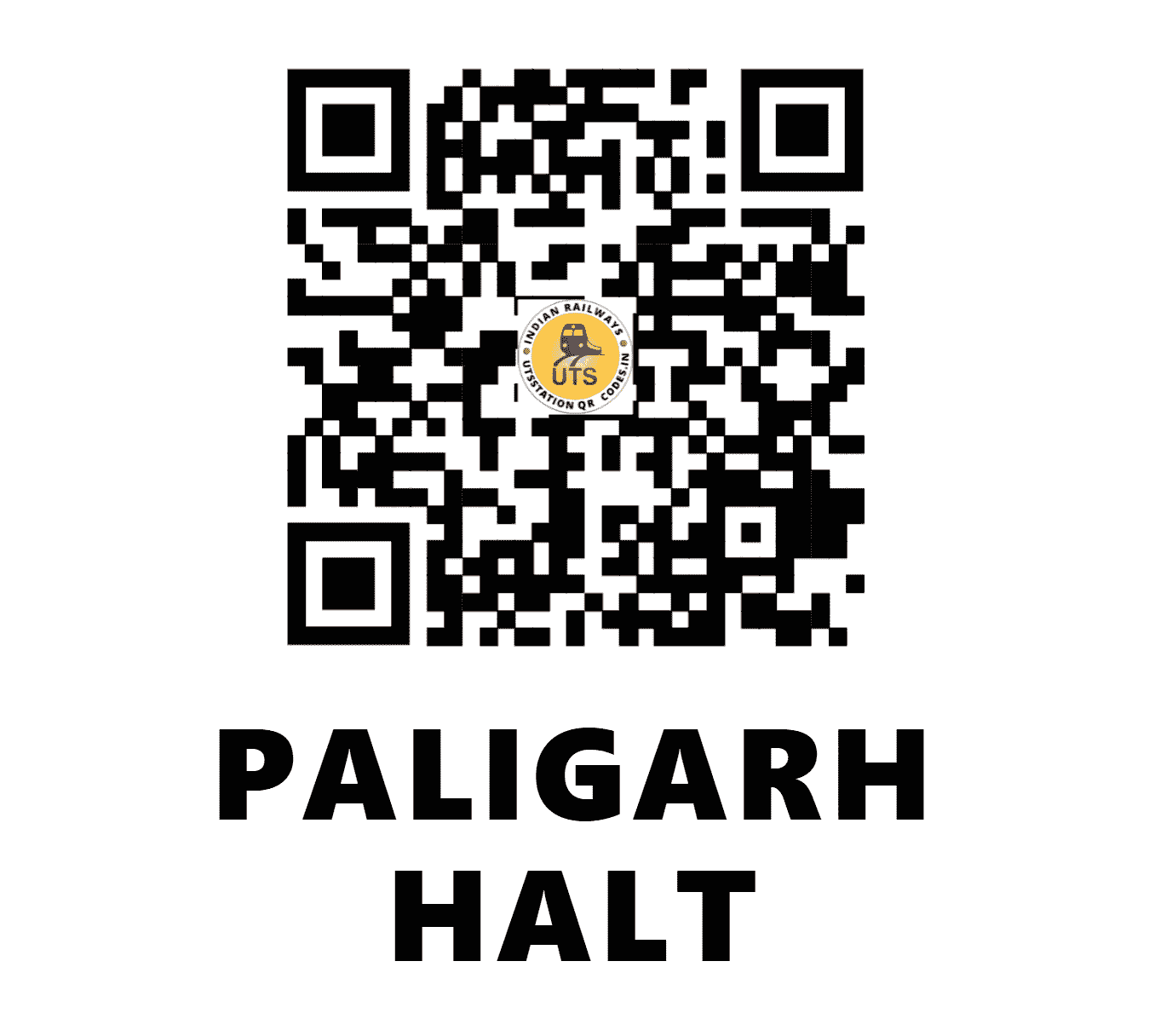 UTS QR Code for PALIGARH HALT - PLGH - NE (UTTAR PRADESH)